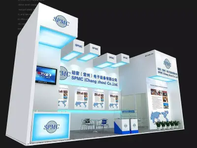 Exhibition - Area -3X9-3DMAX2009-29 3D model