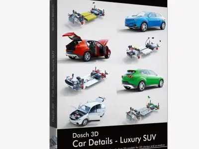 Dosch 3D - Car Details - Luxury SUV 3D model