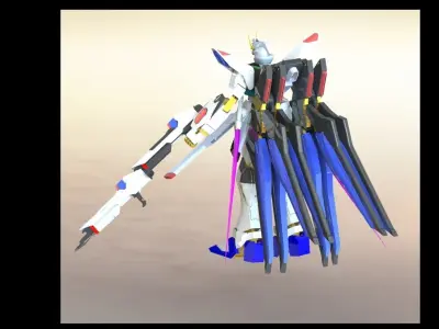 Gundam Robot 3D model