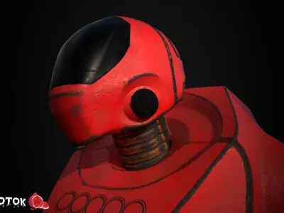 Robot Free low-poly 3D model shop