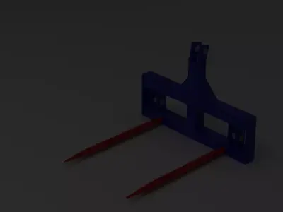 Fleming Bale spike 3D model