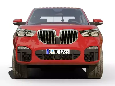 Generic Pickup v14 Low-poly 3D model