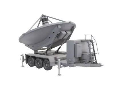 Counter Communications System 3D model purchase
