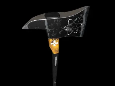 Axes Blade Free low-poly 3D model