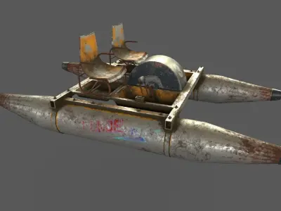 Water Bike no 3 3D model