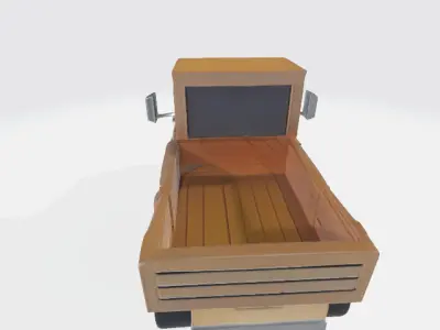 Lowpoly truck Low-poly 3D model