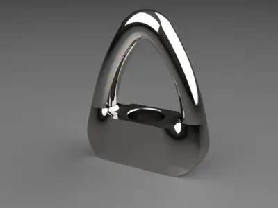 Metal hook 3D model