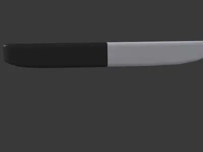 Low Poly Knife 2 Free low-poly 3D model