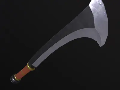Fantasy Sword PBR Low-poly 3D model buy