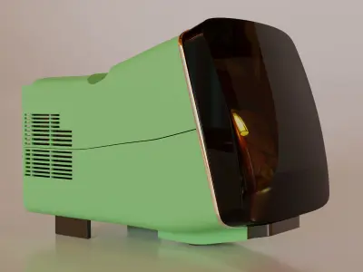 Portable Television 3D model