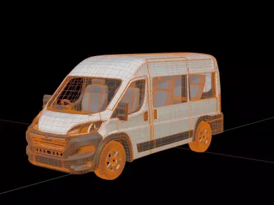 Opel Movano Passenger Van 3D model