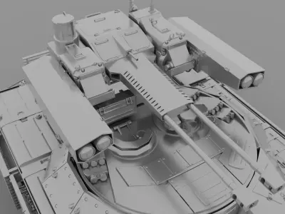 T-72 Terminator Hight poly 3D model