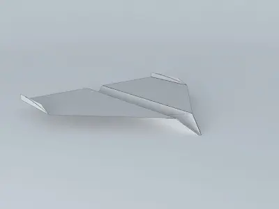 Paper Plane Free 3D model