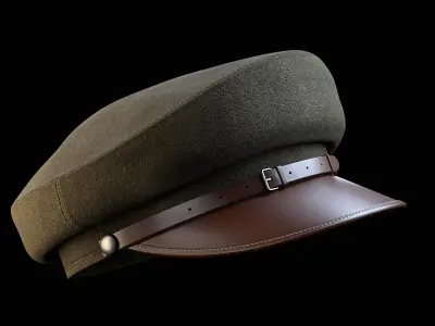 Officer Hat 3D model