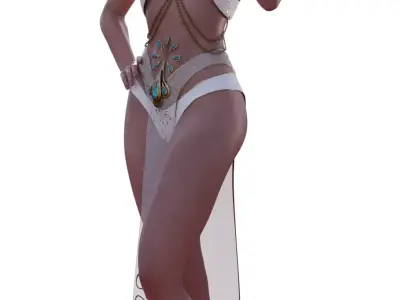 Triss Merigold Sorceress of the Desert  3D print model