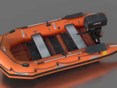 RESCUE BOAT  3D model