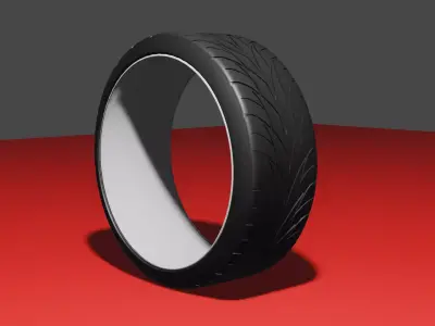 Car Tyre Free 3D model