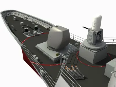 MEKO 200 GREEK HYDRA CLASS FRIGATE HS HYDRA 3D model