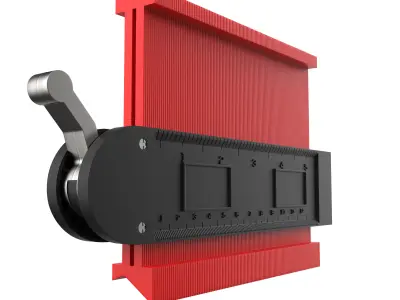 Contour Gauge 3D Model 3D model