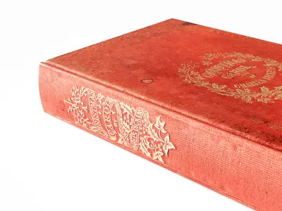 A Christmas Carol Book Cover 3D model
