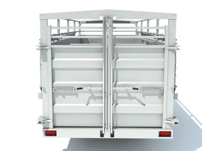 Animal Transport Trailer 3D model