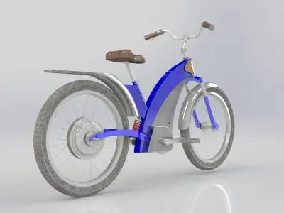Electric Bike 3D model get