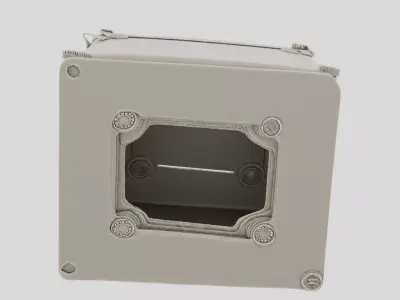 Industrial Electrical Junction Box for 3D print 3D model purchase