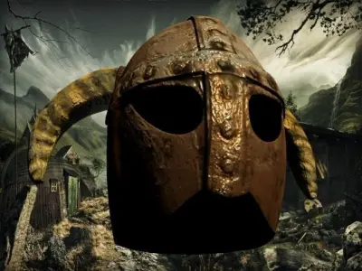 viking helmet 3D model get
