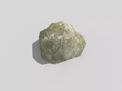 low poly rock Low-poly 3D model order