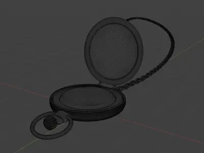 Stylised Pocket Watch  3D model