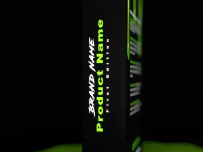 3D Product Box 3D model