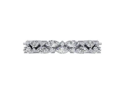 Solitaire Engagement Ring 3D print model 50
