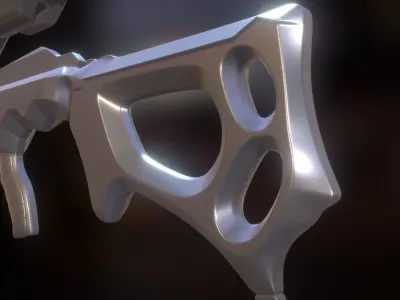 Sniper Rifle KSR-29 High Poly Version  3D model