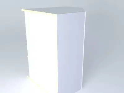 WC1D cabinet Free 3D model