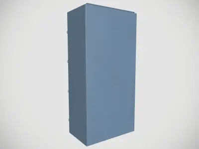 Locker Low-poly 3D model purchase