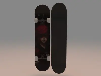 Arcane Vi Skateboard 02 3D model
