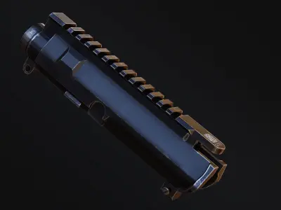 M4A1 Receiver Low-poly 3D model