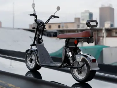X11 Motor Electric Scooter 3D model