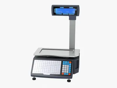 Weight Scale Low-poly 3D model