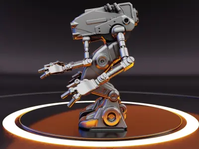 Robot Tank  3D print model