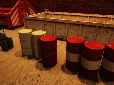 Construction - Warehouse - Building Site Pack - FBX included Low-poly 3D model
