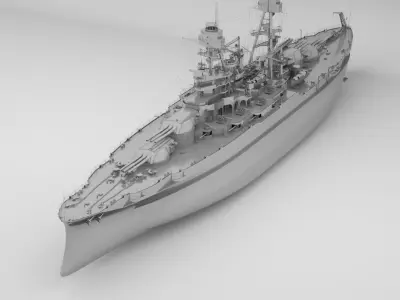 Pennsylvania Class Battleship - USS Arizona  3D model