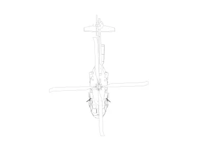 MH60J Black Hawk MODEL REVIT 2023 3D print model
