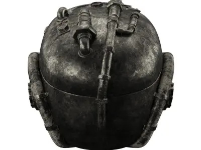 robot stale Low-poly 3D model