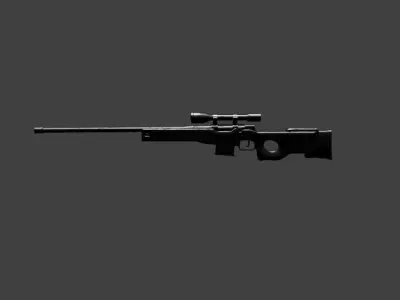 Military Weapons pack Free low-poly 3D model