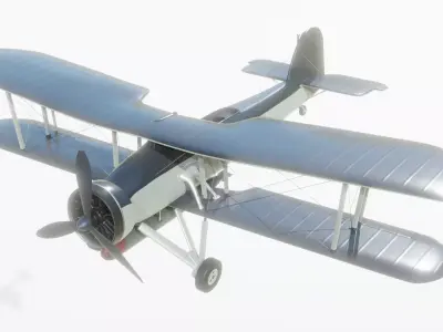 Fairey Swordfish 3D model purchase