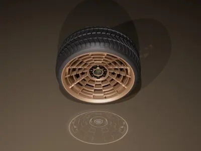 C7SSW wheel 3D model