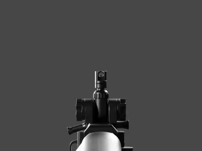 FN SCAR-H High Poly Free 3D model