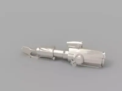 Assault Rifle 01 3D model