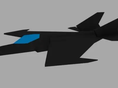 Fighter jet 3D model by BAYUAjiSTUDIO